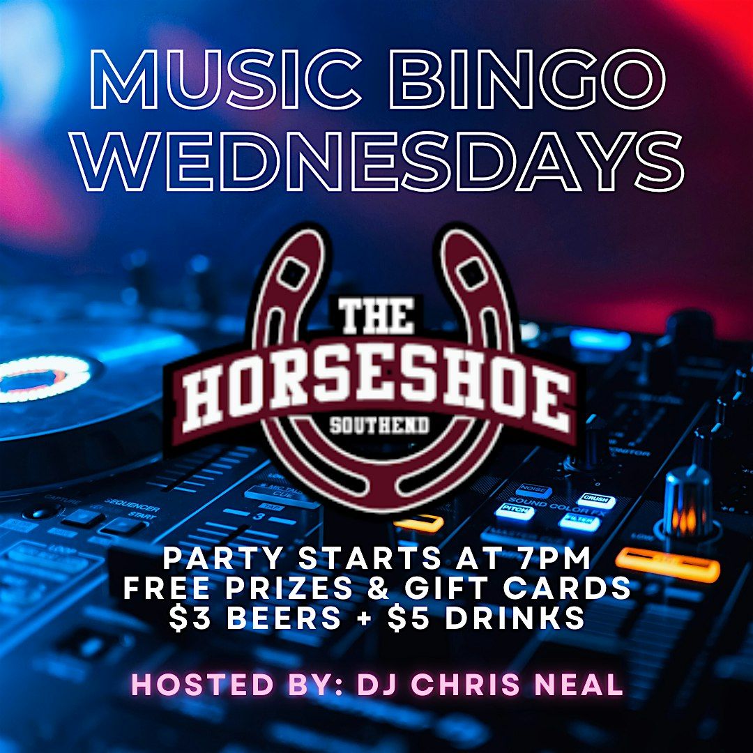 Christmas Music Bingo Wednesday @ The Horseshoe South End