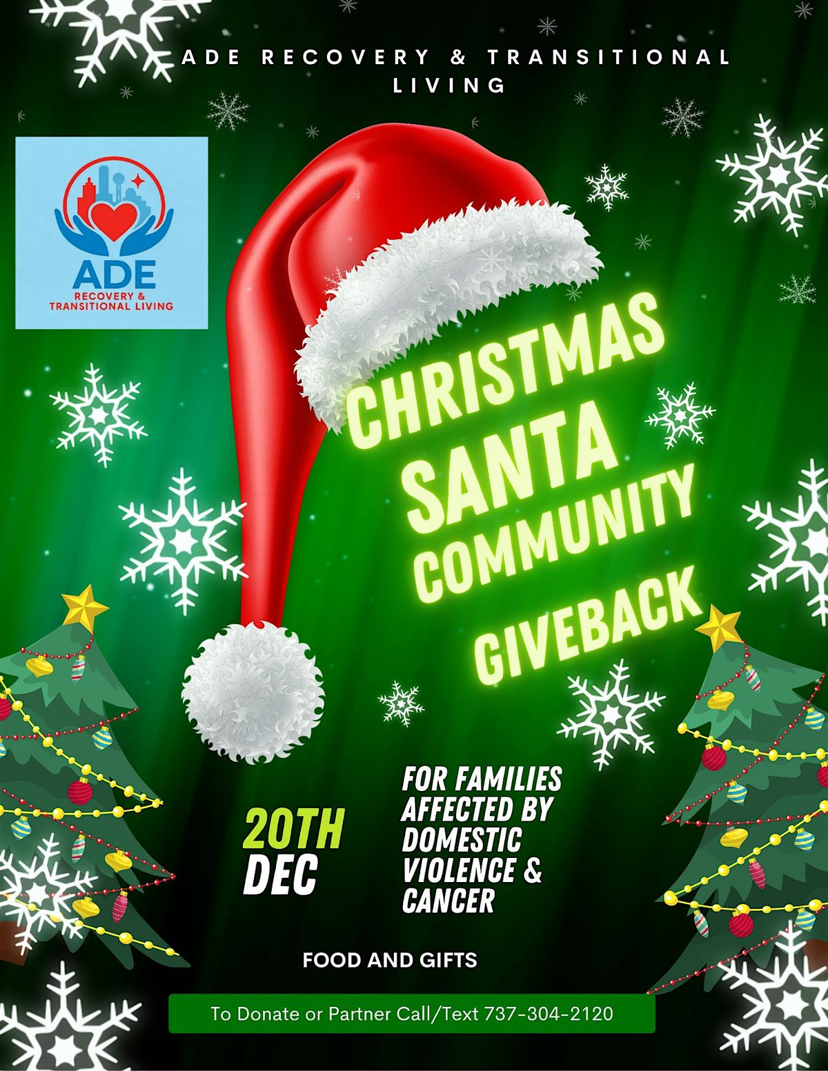 Christmas Santa Community Give Back
