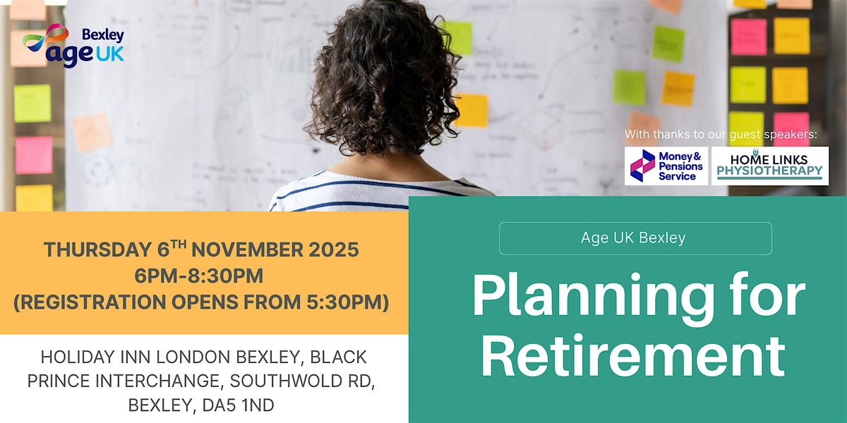 Planning for Retirement Information Session (Bexley Residents)