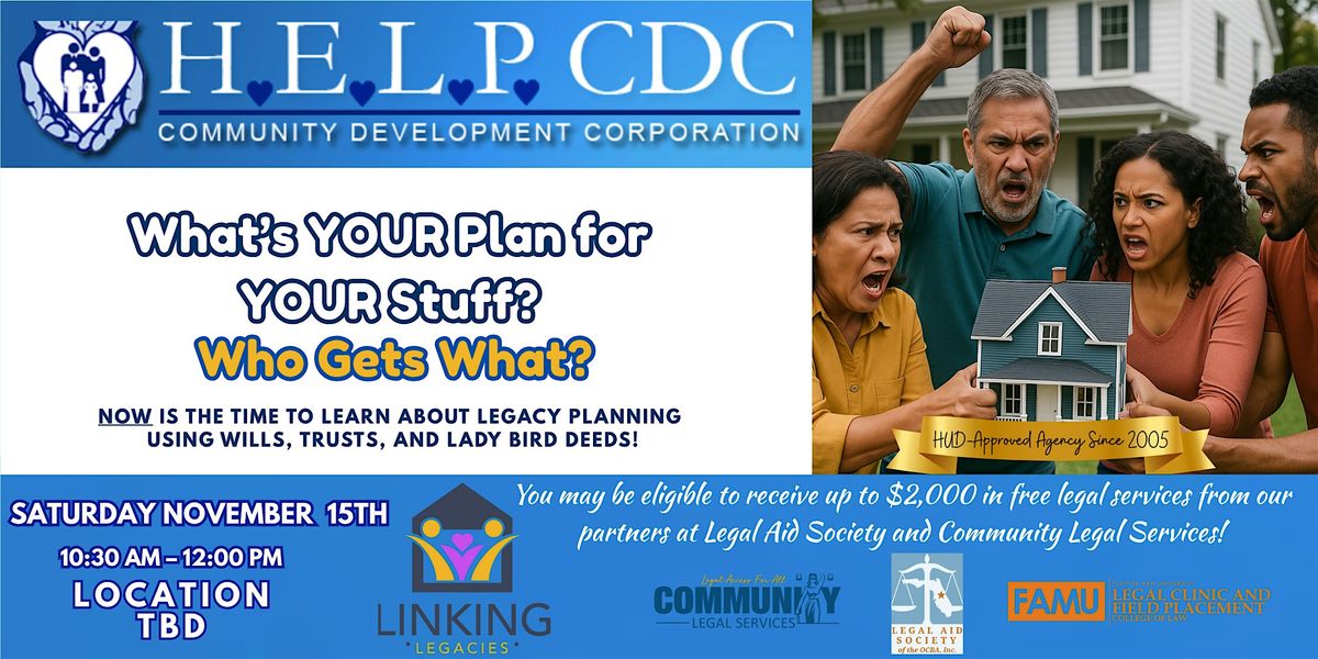 Heirs' Property & Estate Planning Information Session