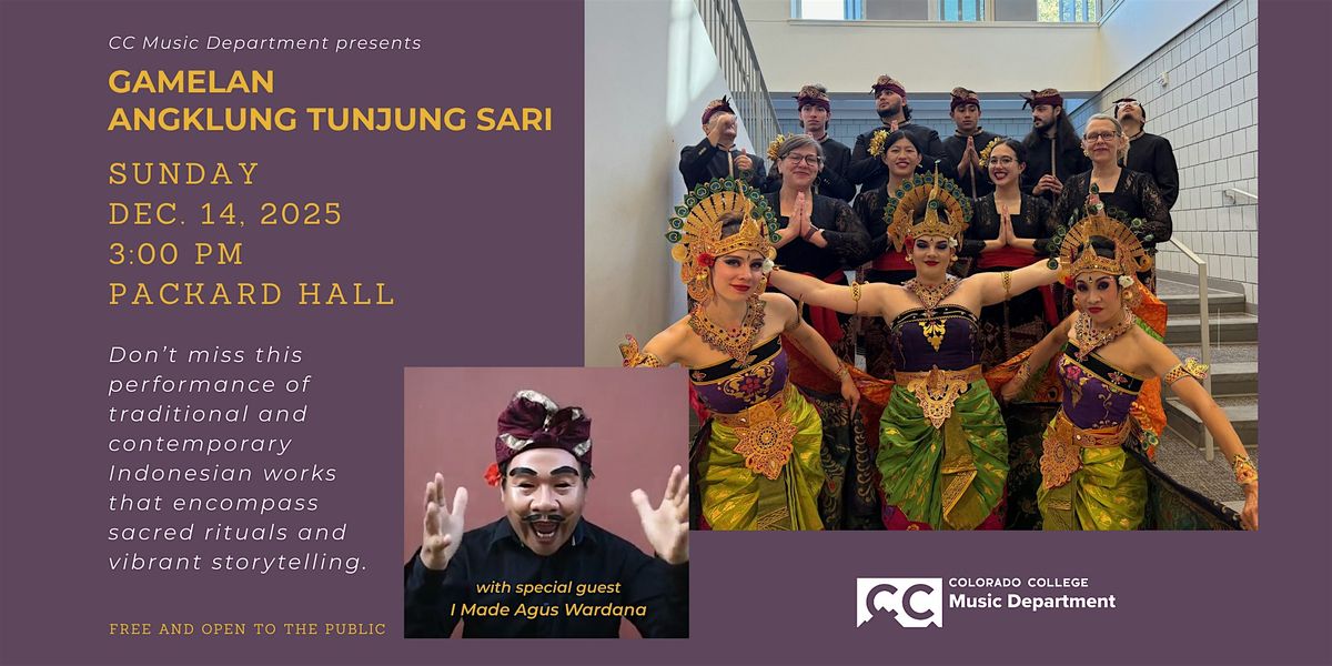 Colorado College Indonesian Music & Dance Performance