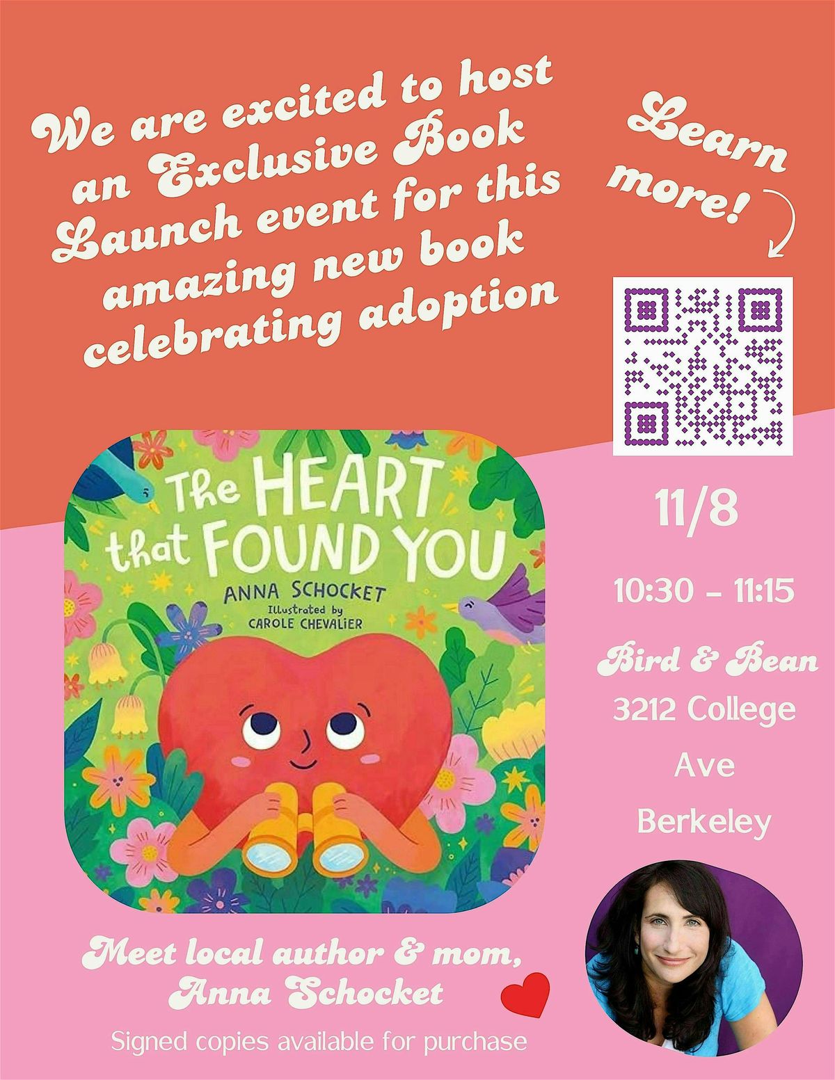 Book Launch - The Heart that Found You
