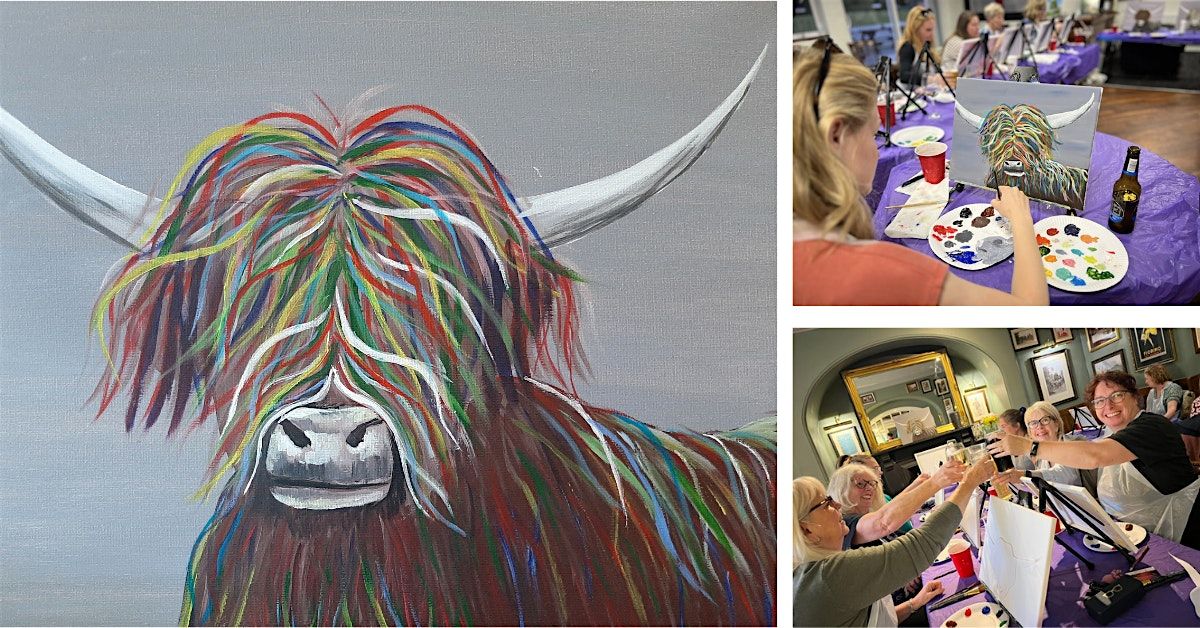 Paint Night - 'Highland Cow - Horsham