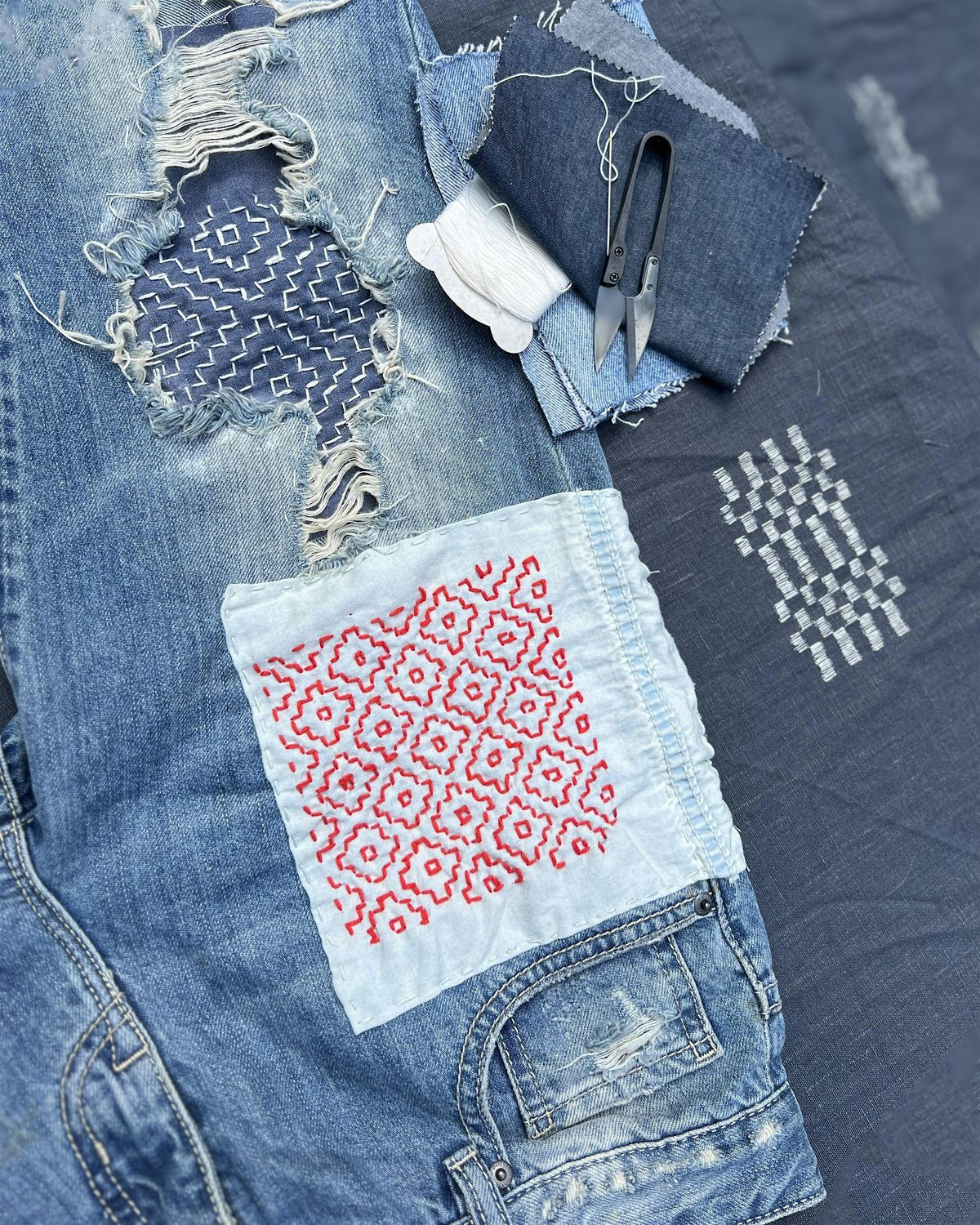 Visible Mending: Sashiko Workshop - St Albans