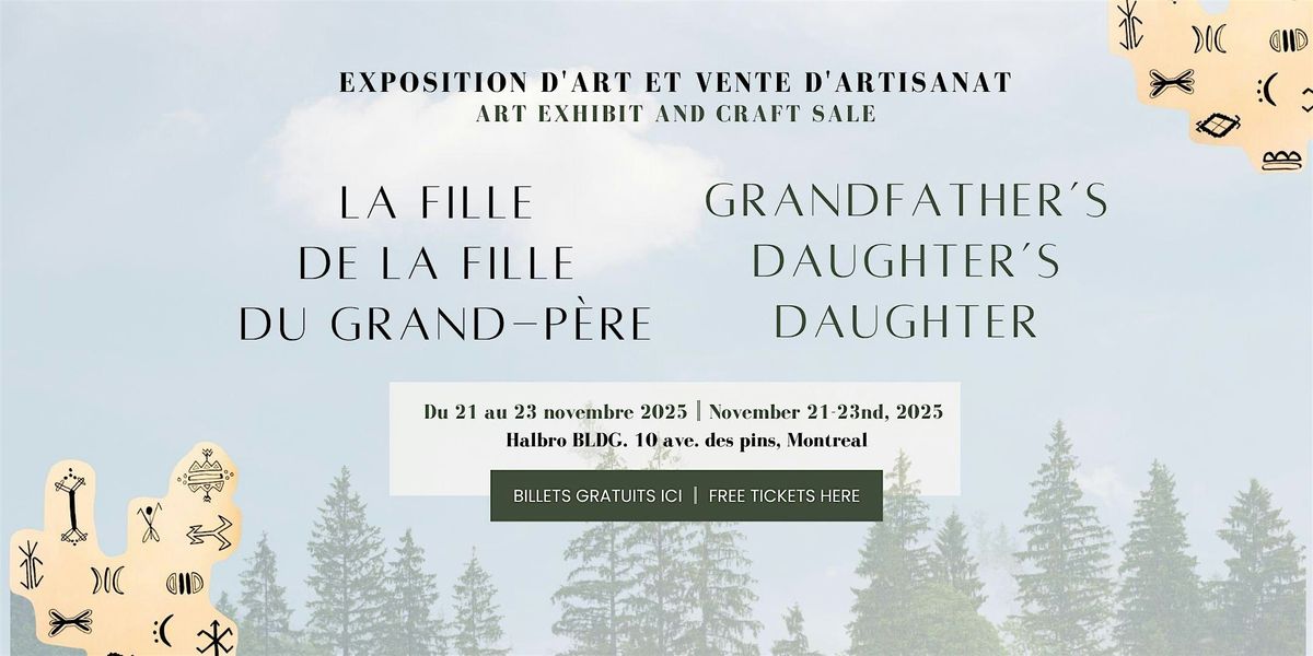 Art Exhibit & Craft Sale \/ Exposition d\u2019art et d\u2019artisanat