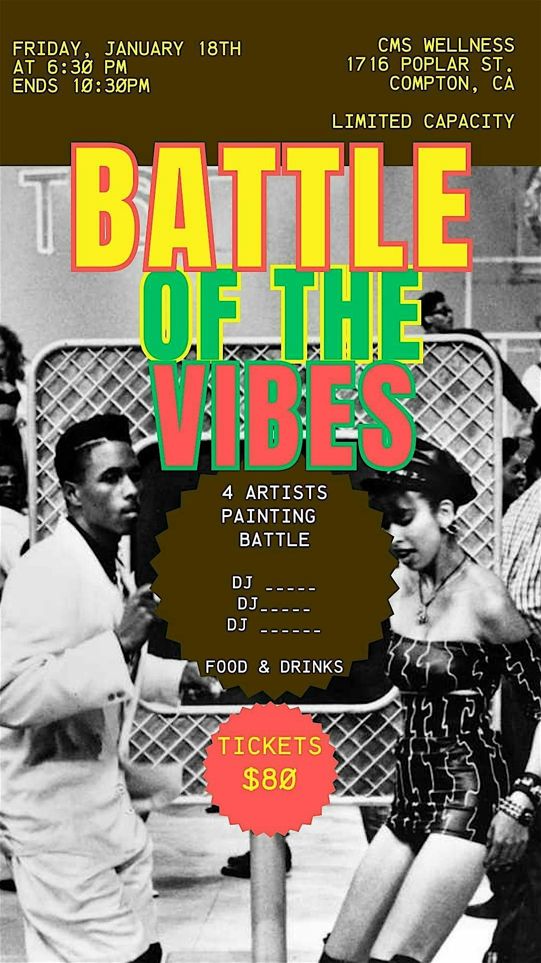 Battle of the Vibes Compton: A Garden Painting Party