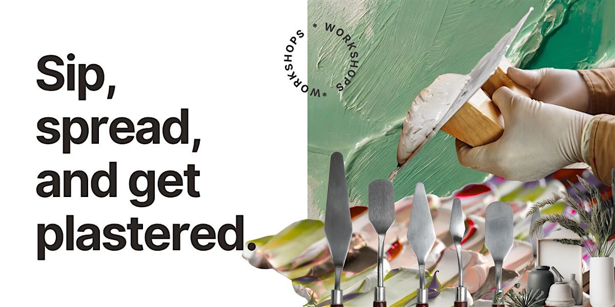 Plaster Painting: Moody Winter Mountain Workshop