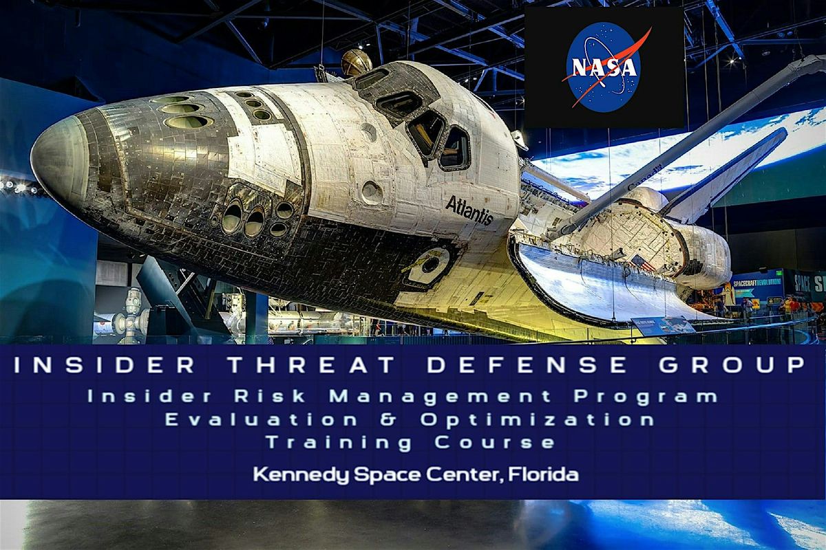 INSIDER RISK MANAGEMENT PROGRAM EVALUATION & OPTIMIZATION TRAINING COURSE