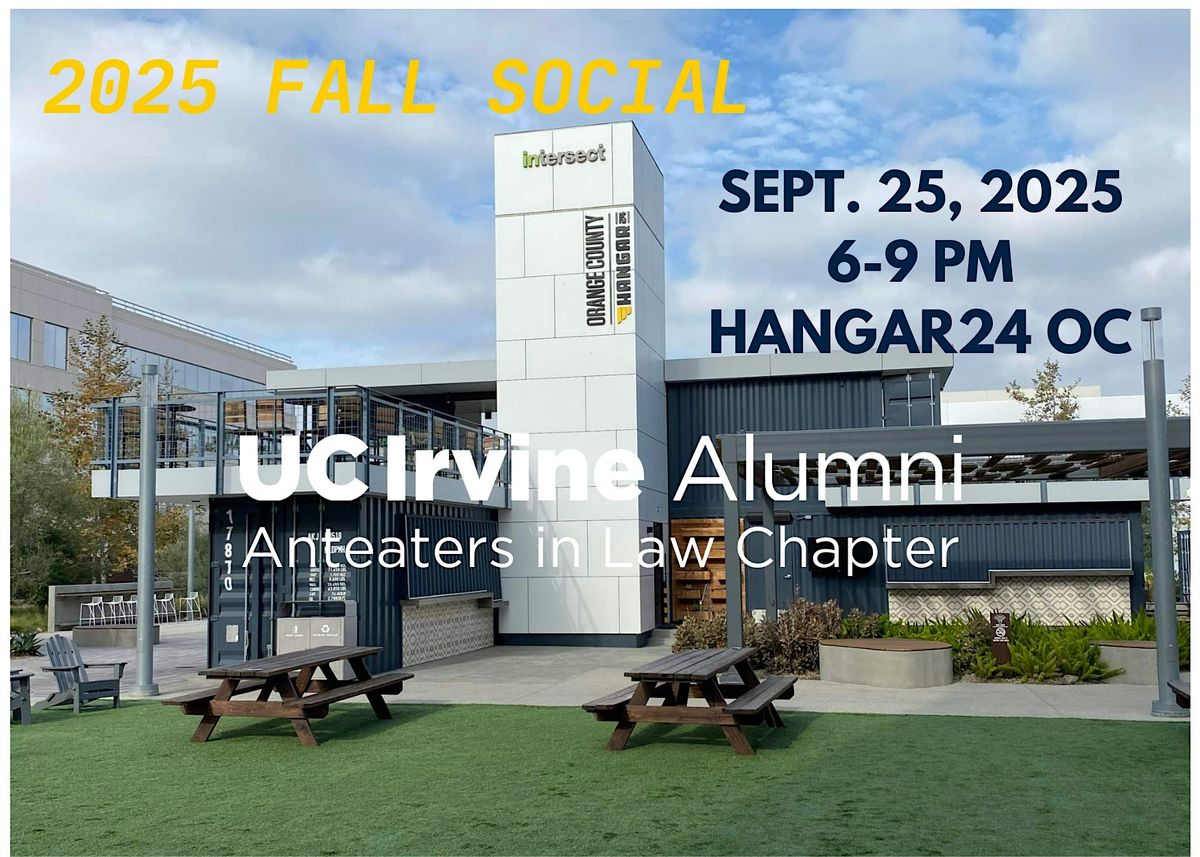 Anteaters in Law Fall Social
