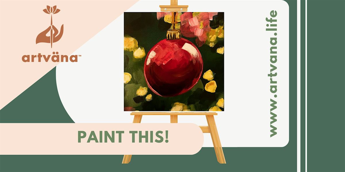 Artvana Sip & paint art class at Cafe Elite in Lacey December 2025