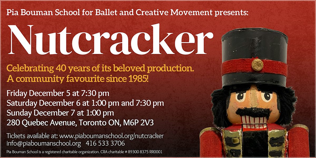 Nutcracker 2025: Sunday December 7 Matinee