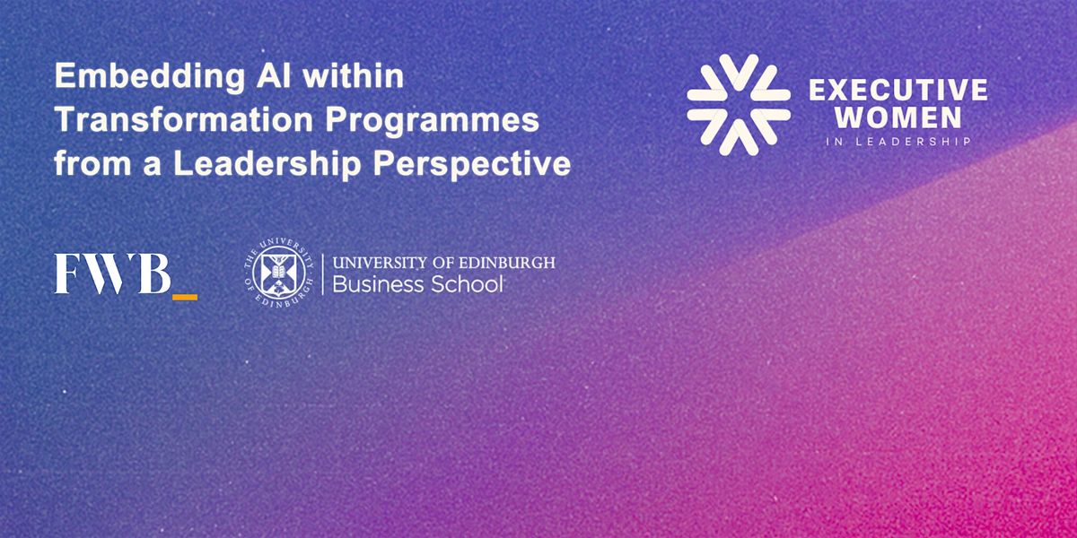 Embedding AI within Transformation Programmes from a Leadership Perspective