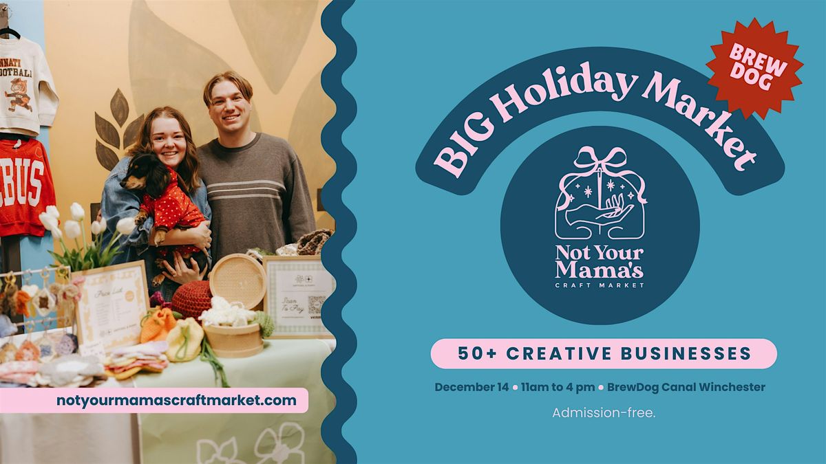 Not Your Mama\u2019s Holiday Craft Market at BrewDog\u2019s Santa Brunch