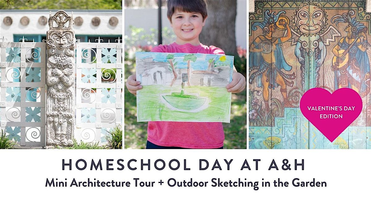 Homeschool Day at A&H: Architecture Tour & Outdoor Sketching in the Garden