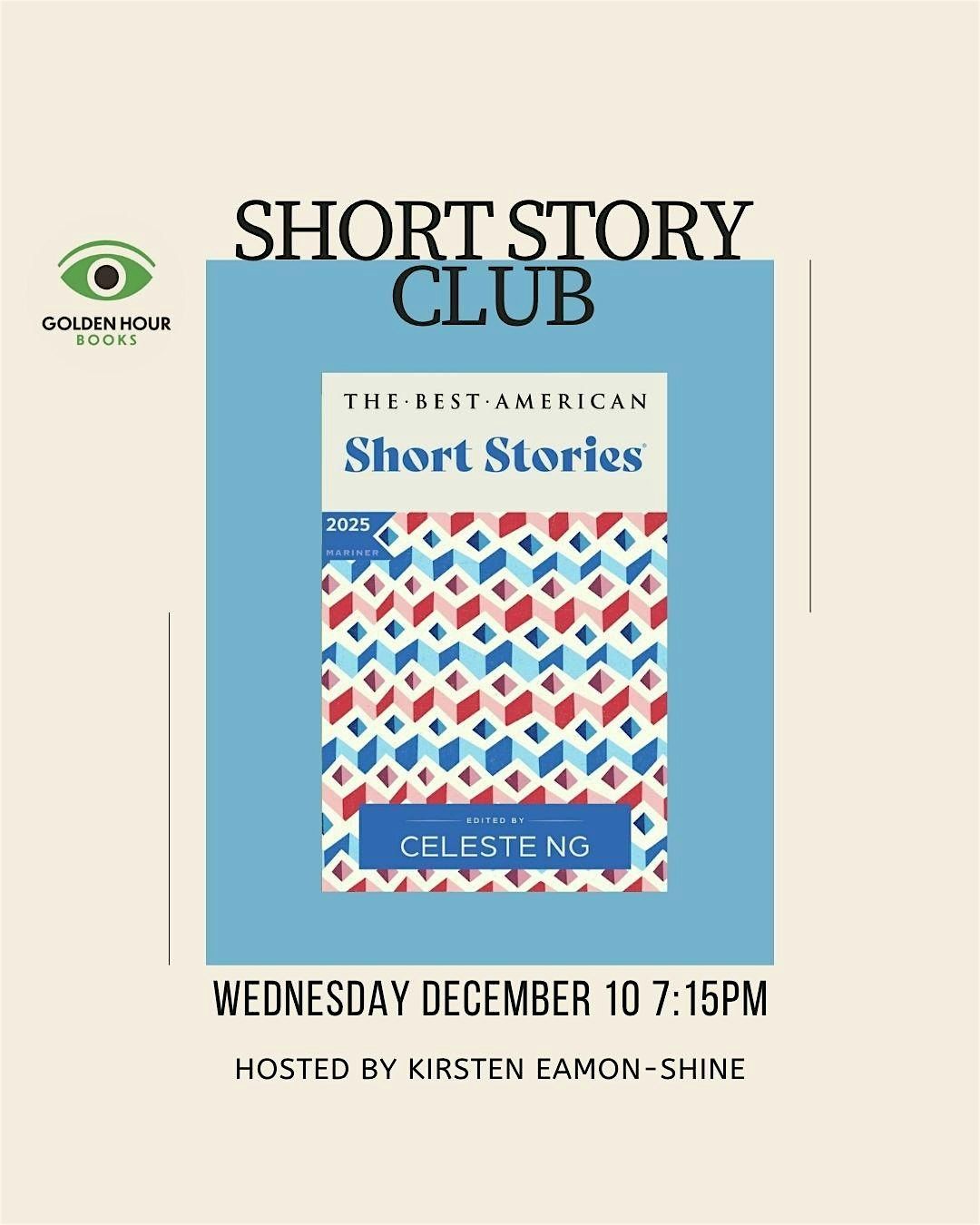 Short Story Club: DECEMBER