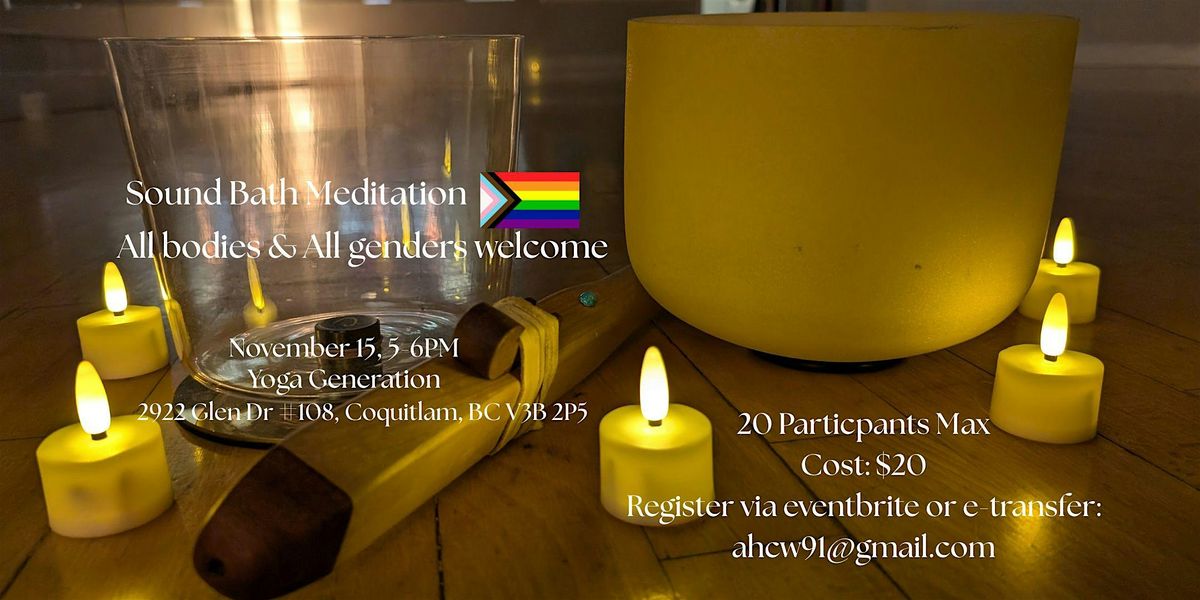 Sound Bath Meditation (LGBTQ friendly)