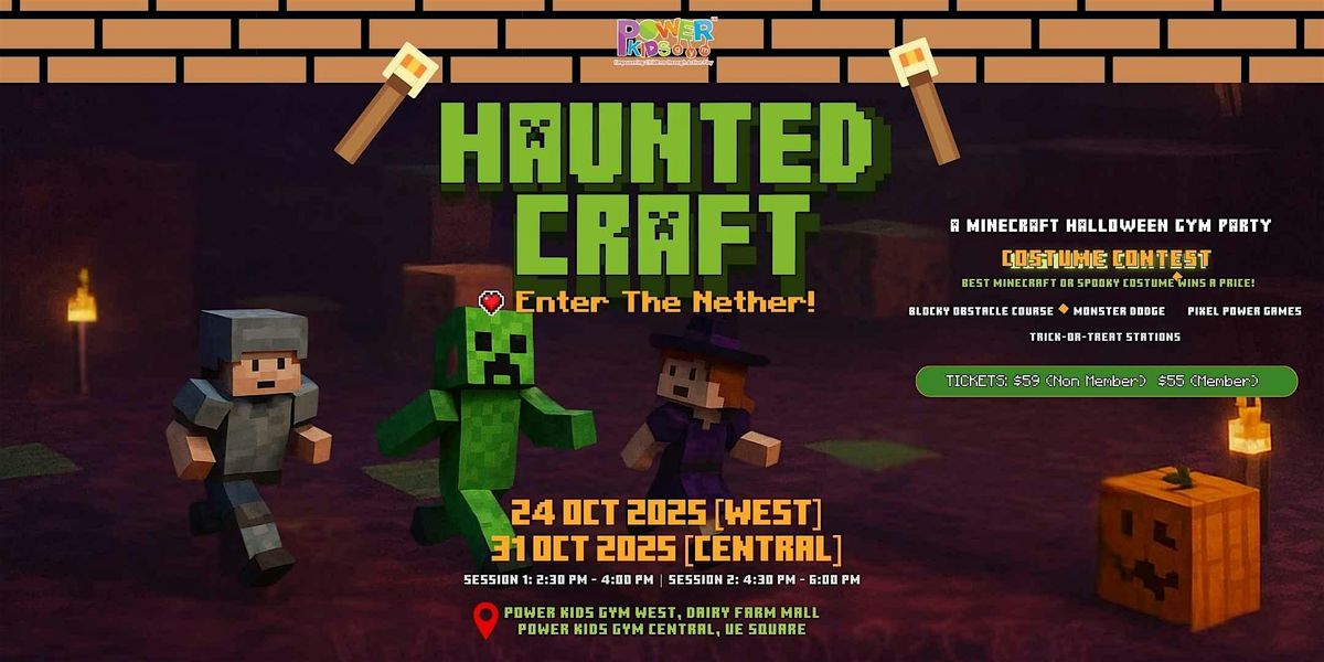 HALLOWEEN EVENT - HAUNTED CRAFT -ENTER THE NETHER!