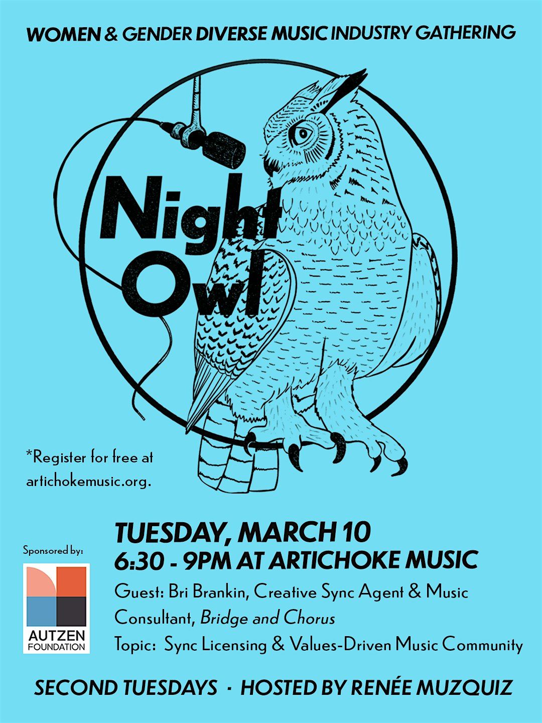 NIGHT OWL: Women and Gender Expansive Music Industry Gathering