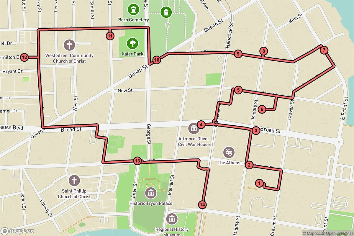 New Bern Audio Tour: Echoes and Elegance of Craven Terrace Landmarks