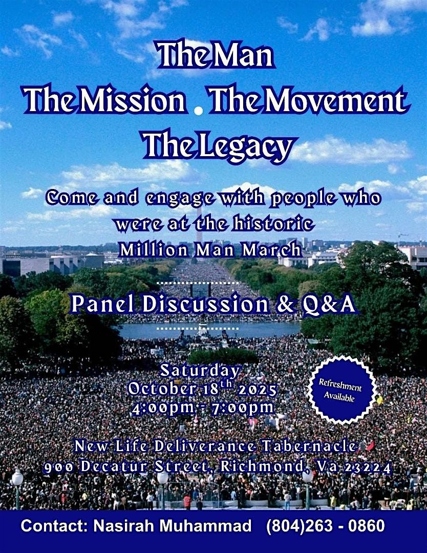 Panel Discussion Q& A Session Historic Million Man March