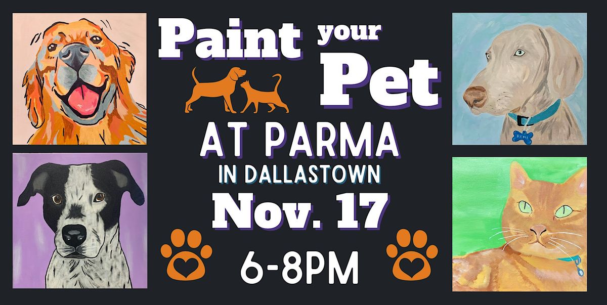 Paint Your Pet Paint Night