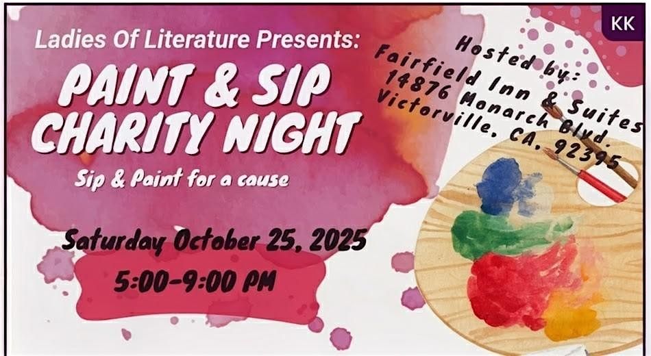 Ladies of Literature Paint & Sip Charity Night