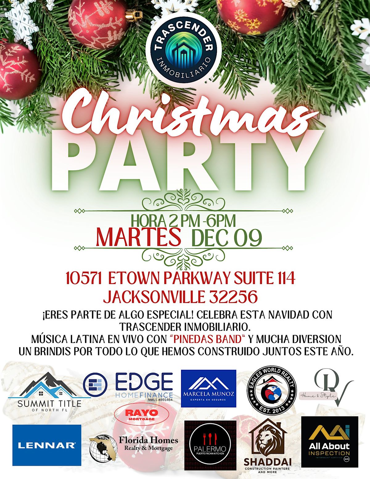 Celebracion de Navidad Trascender Inmobiliario