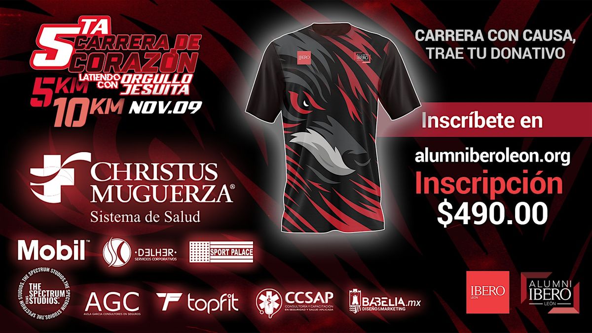 2025 5ta Carrera "De Coraz\u00f3n" ALUMNI Ibero Le\u00f3n 5K y 10K