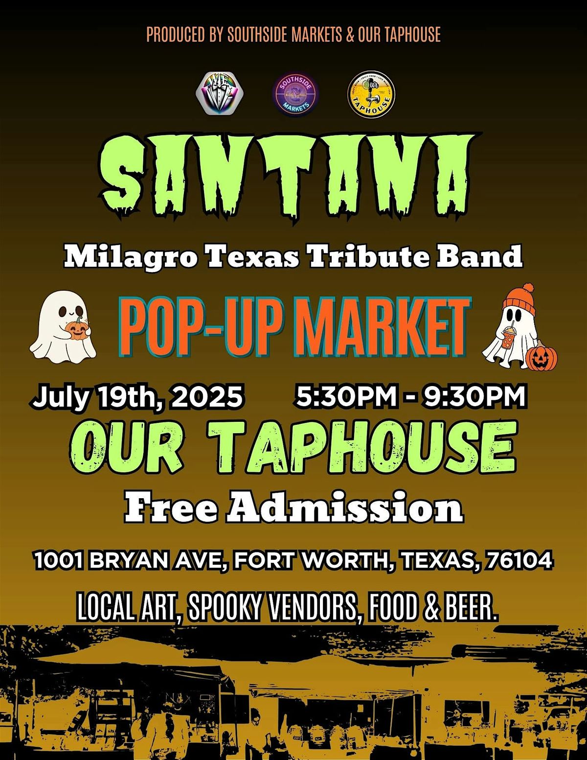 SANTANA Tribute Band & Night Market!
