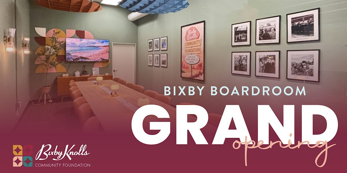 Grand Opening: Bixbyboard Room Ribbon Cutting