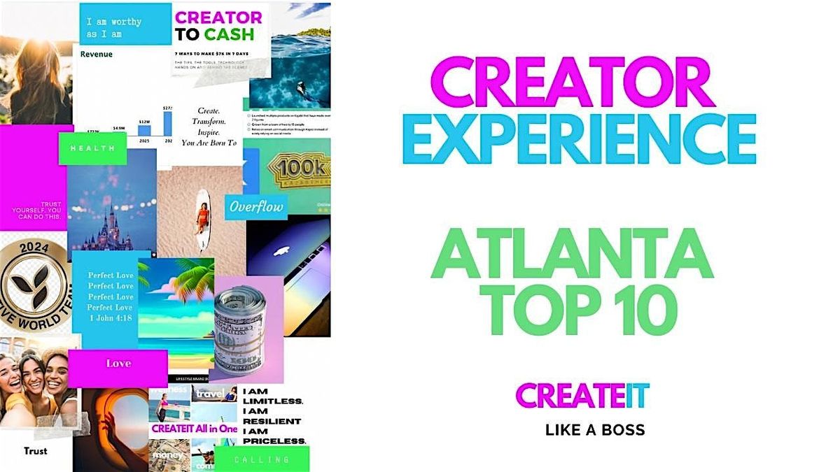 Creator Experiences in Atlanta to Love, Create, Play