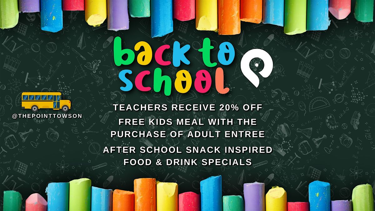 Back to School at The Point in Towson