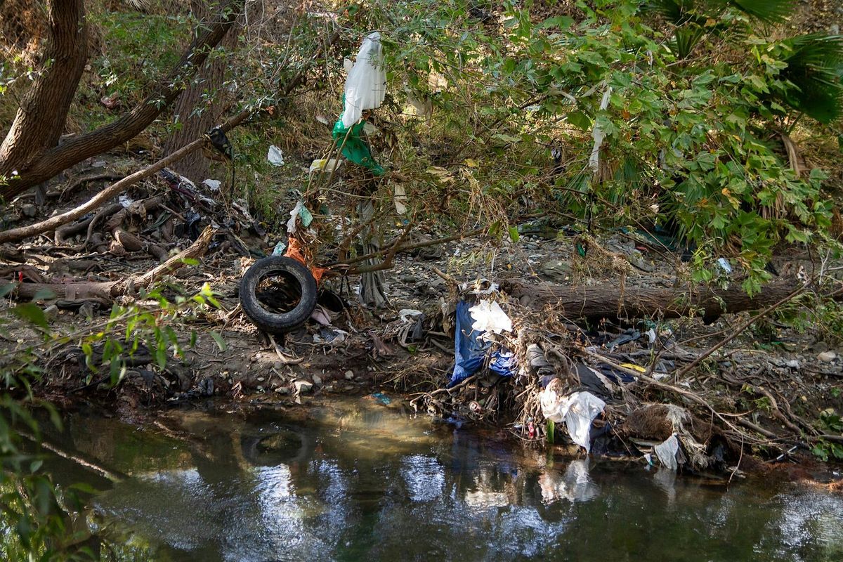Mid-Week Cleanup Event on Guadalupe River at Julian Bridge