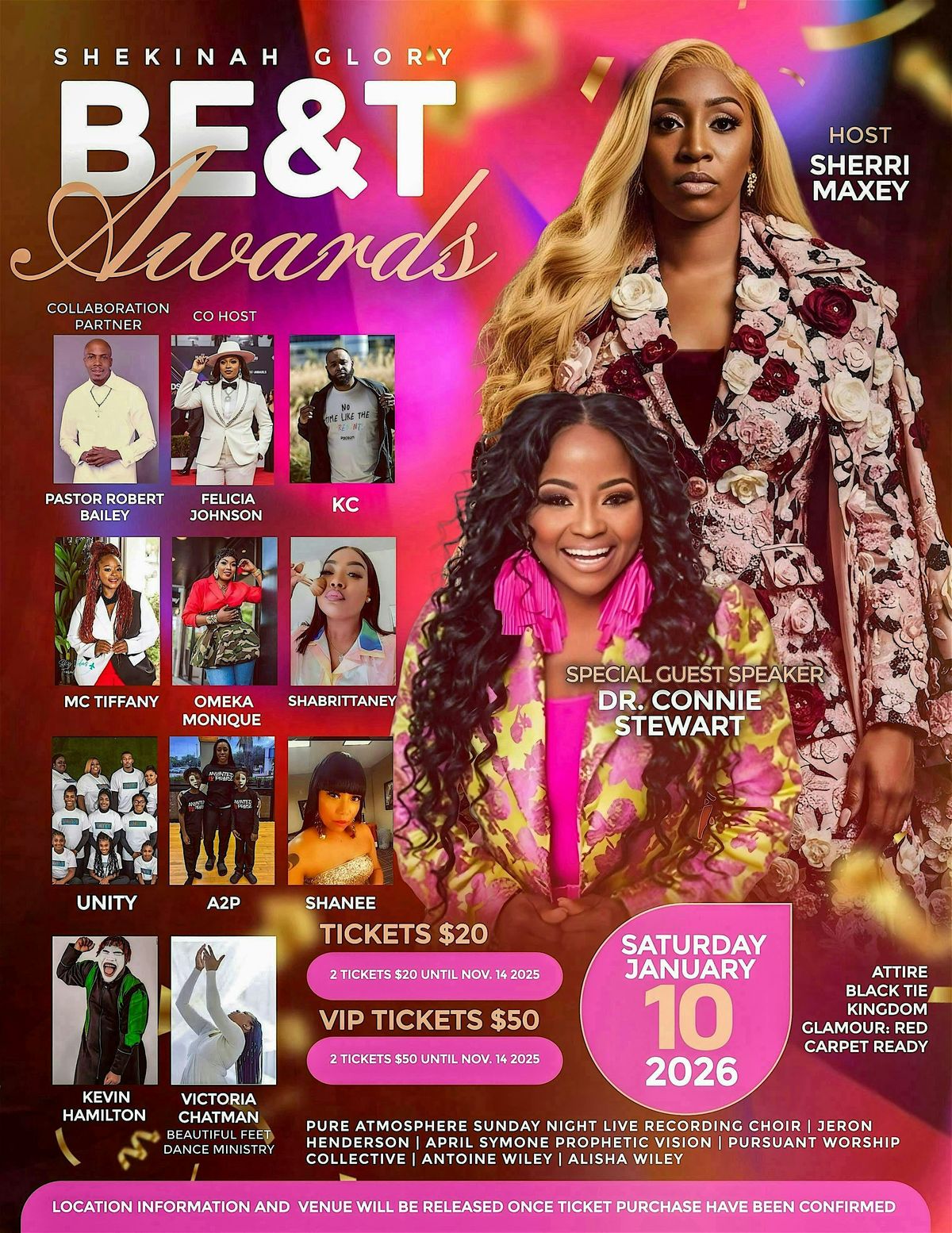 Shekinah Glory BE&T Awards