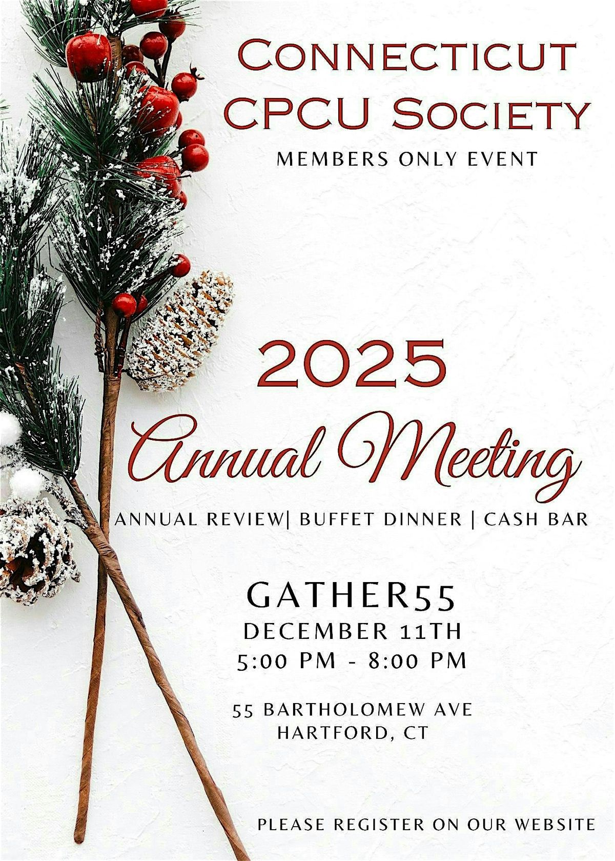 2025 CT Chapter CPCU Annual Meeting