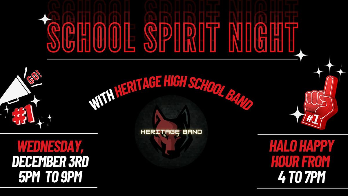 School Spirit Night - Heritage High School Band
