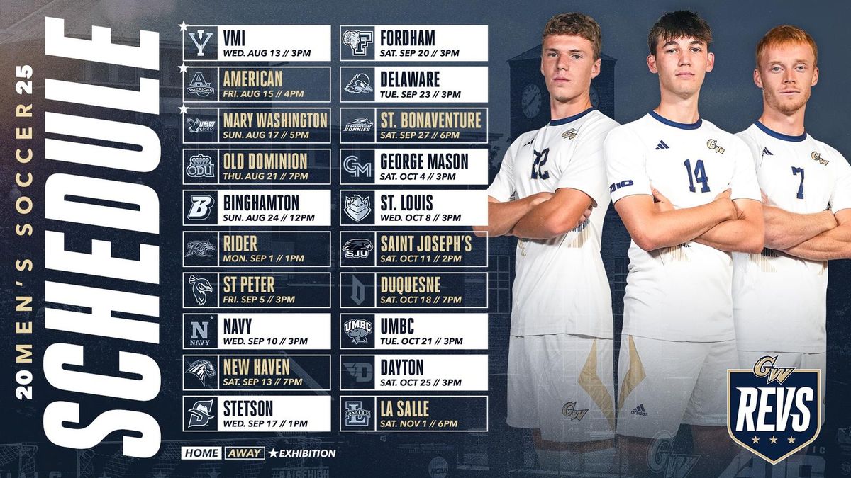 St. Bonaventure Bonnies at George Washington Revolutionaries Mens Basketball