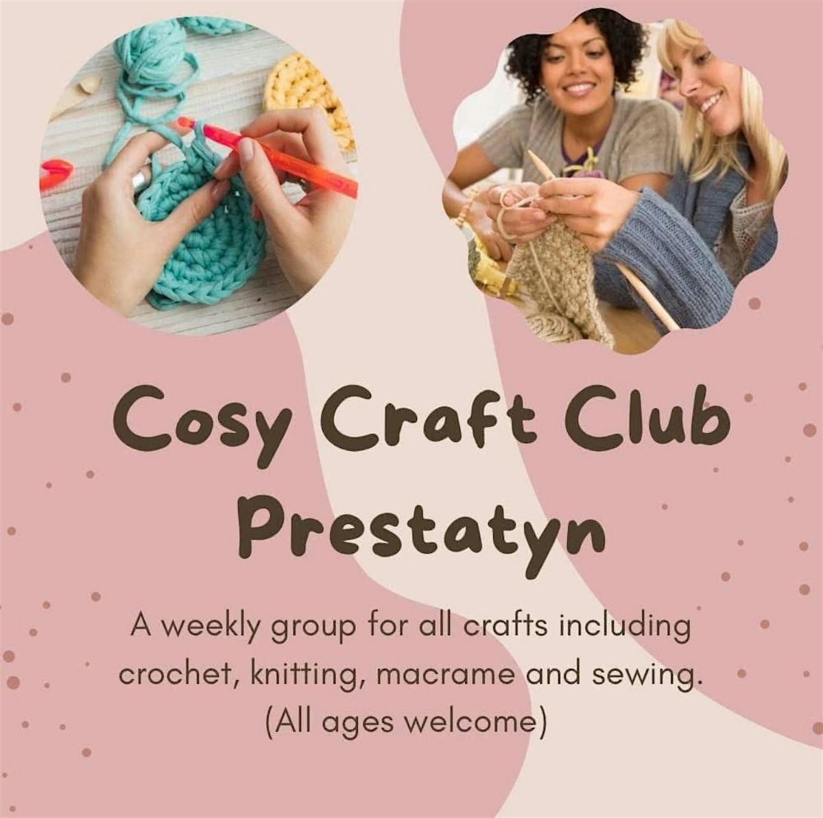 Weekly Crochet, Knitting & Crafts Club in Prestatyn