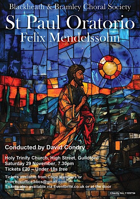 Blackheath and Bramley Choral Society Autumn Concert - St Paul Oratorio