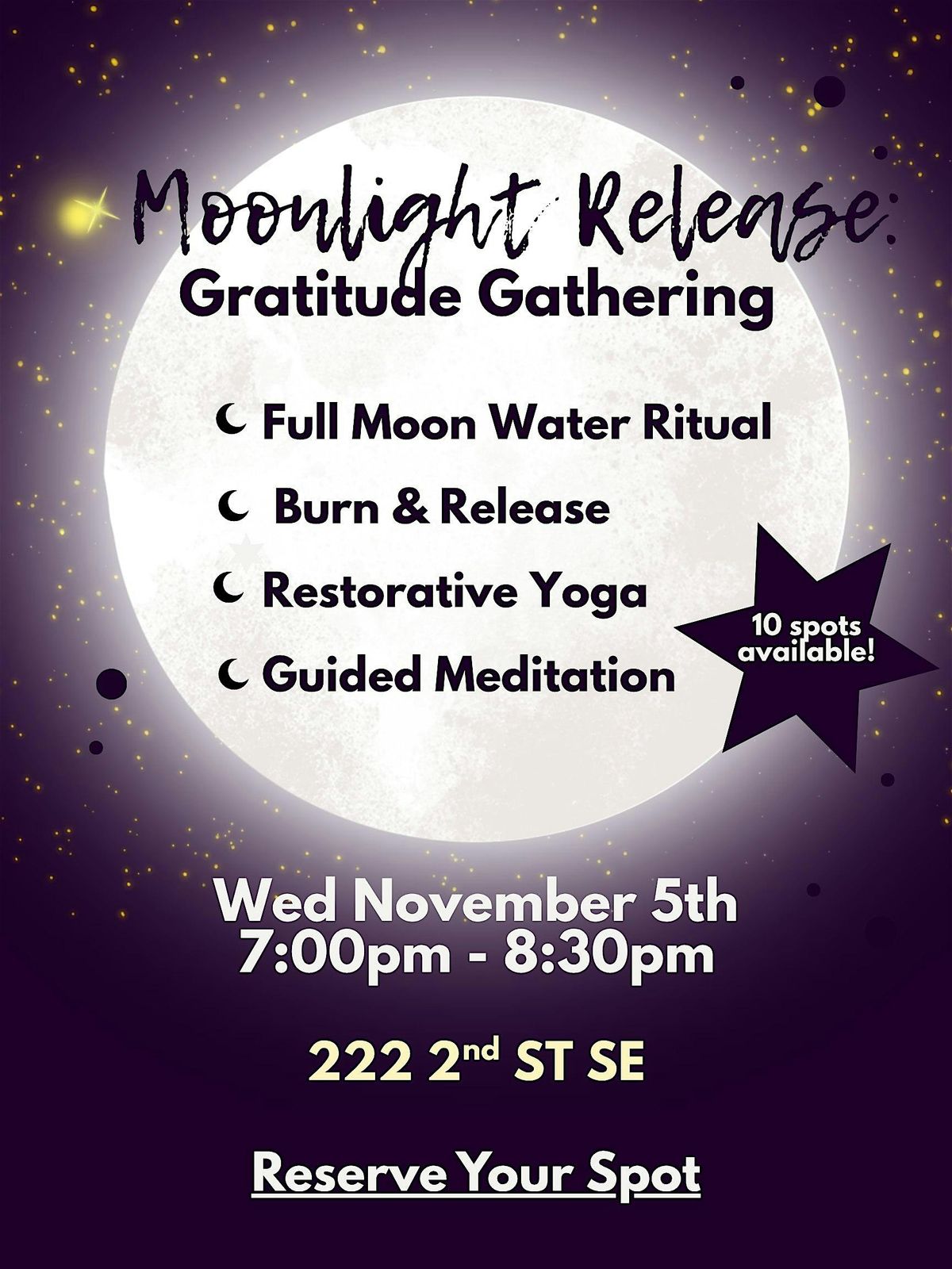Moonlight Release: Gratitude Gathering
