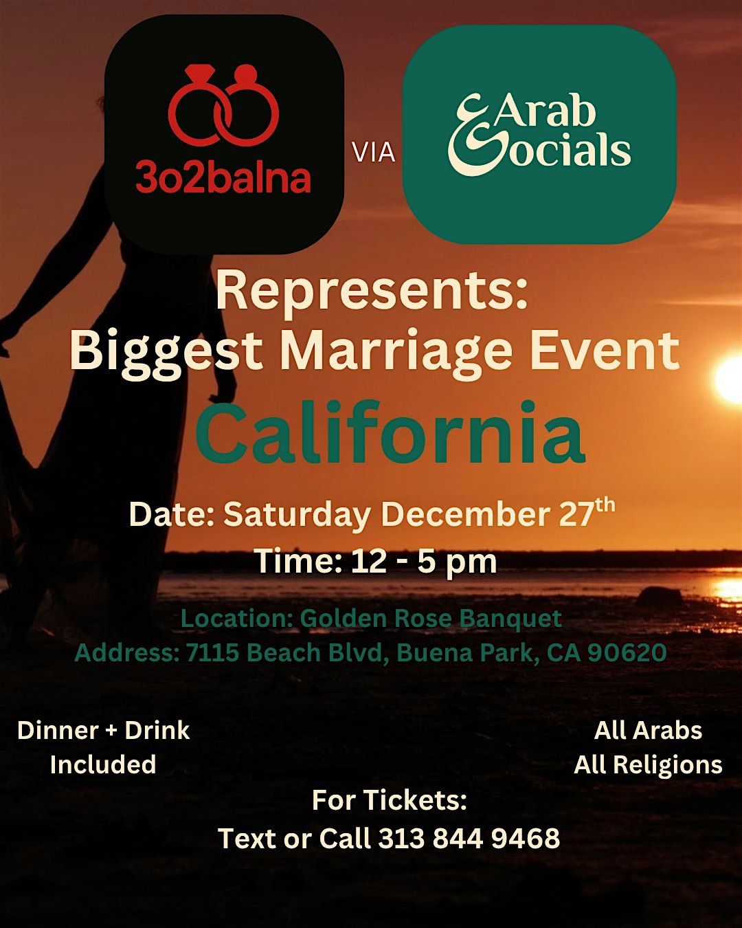 3o2balna via Arab Social California Marriage Event December 27th