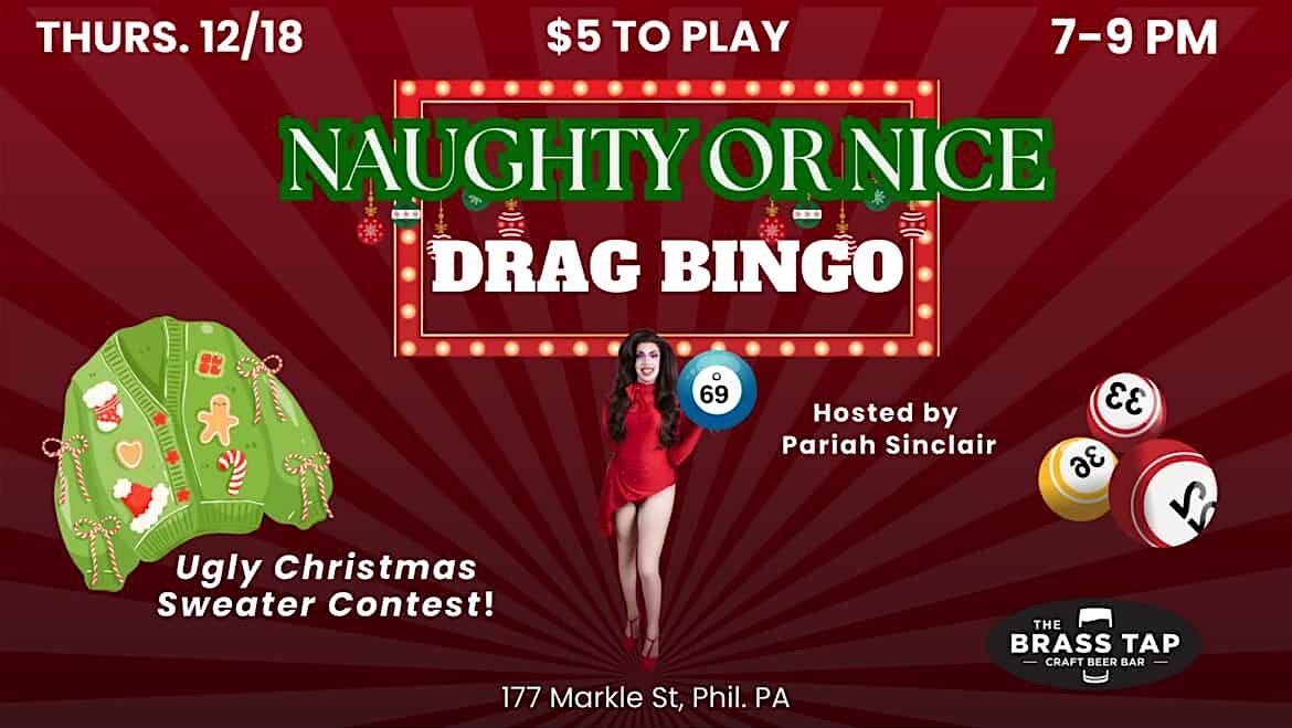 NAUGHTY OR NICE DRAG BINGO