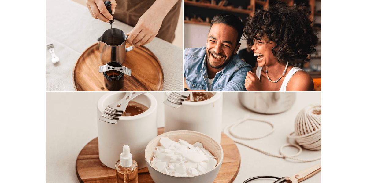 DIY Candle Making With Instructor Samantha - Candle Making Class in NYC | Classpop!\u2122