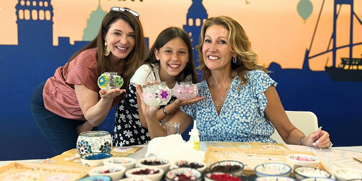 Mosaic Art Classes Atlanta: Turkish Lamp Making Workshop