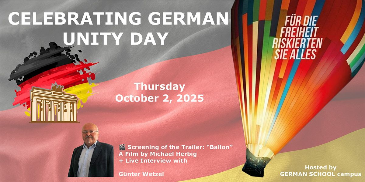 Celebrate German Unity Day 2025 with Music, Film & Family Fun!