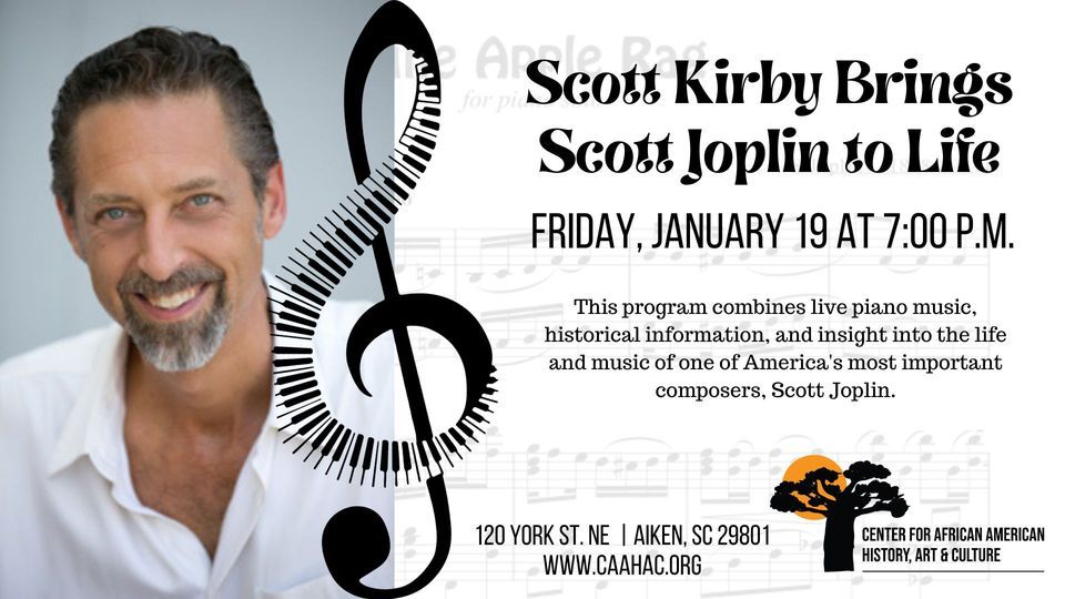 Scott Kirby Brings Scott Joplin to Life The Center for African American History, Art & Culture