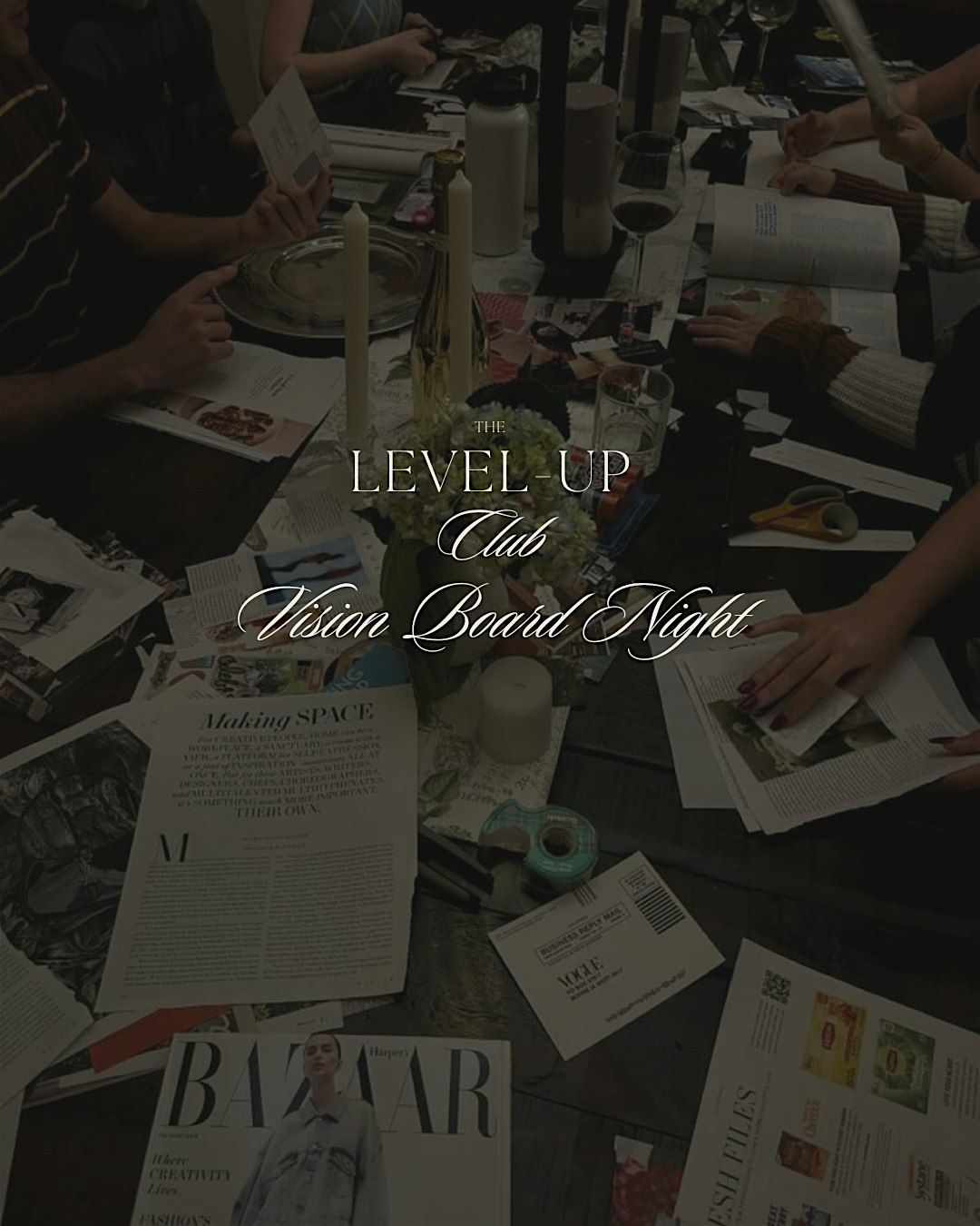 The Level-Up Club | Vision Board Night