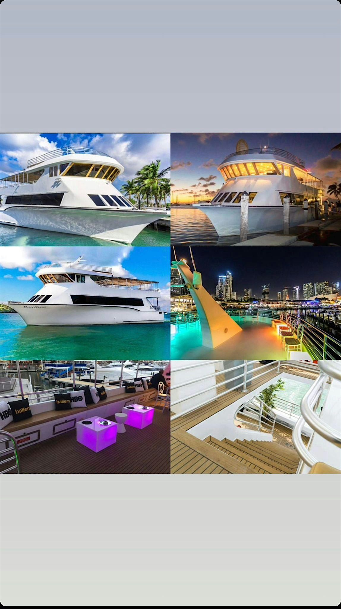 Yacht Party TONIGHT+ 3hrs Open Bar & FOOD & PARTY BUS