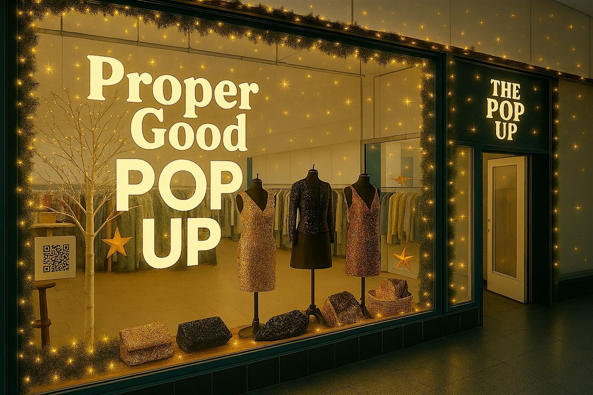 Stockport Proper Good Pop Up Shop launch & walking tour
