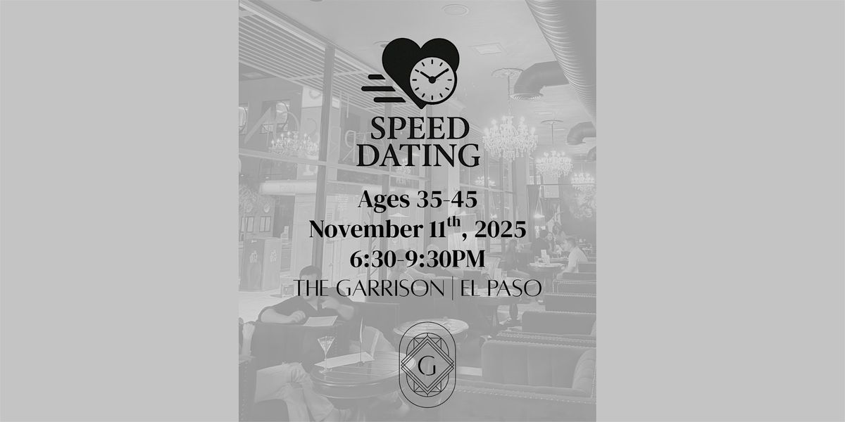 Speed Dating & Social Mixer: Ages 35-45